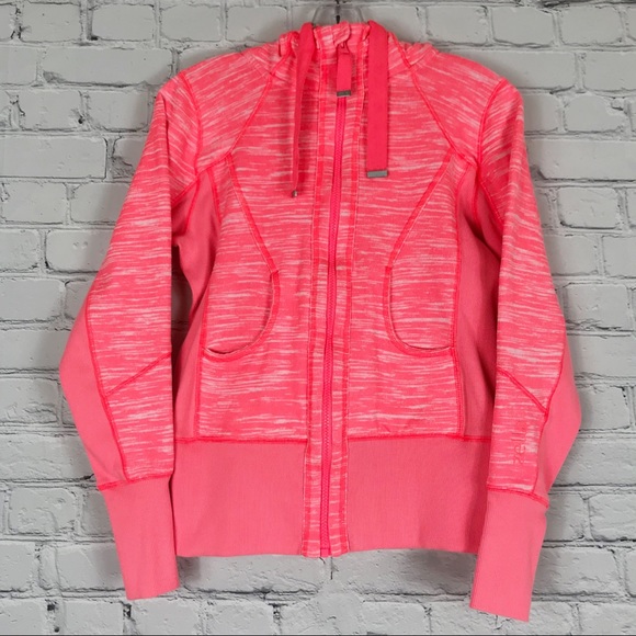 Zella Tops - Zella Neon Pink ZIP Up Hoodie